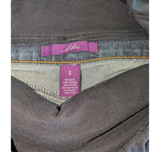 Lilac Maternity Denim Pants Womens Small Dark Wash Jeans 30x30 - Picture 6 of 8